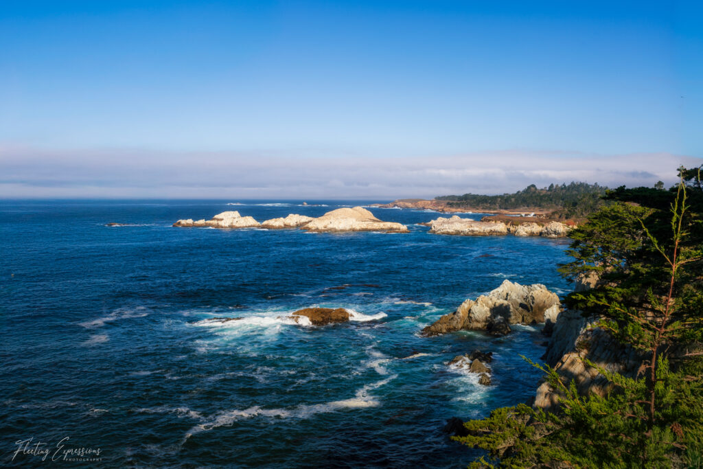 Coastal views of the Pacific Ocean