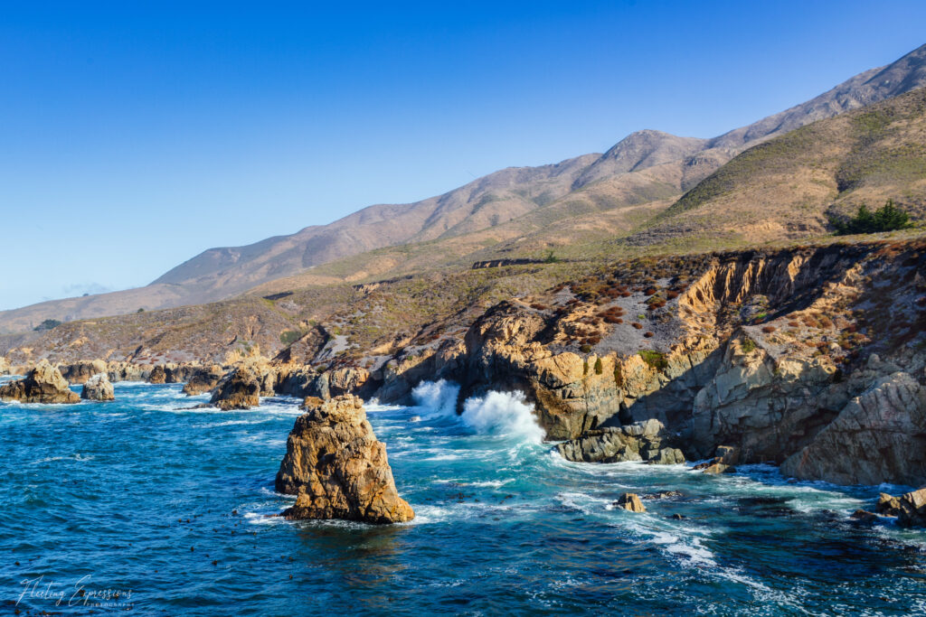 Coastal views along California Highway 1